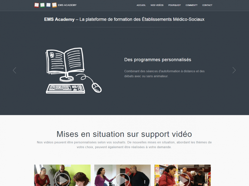 Site Internet - EMS-Academy