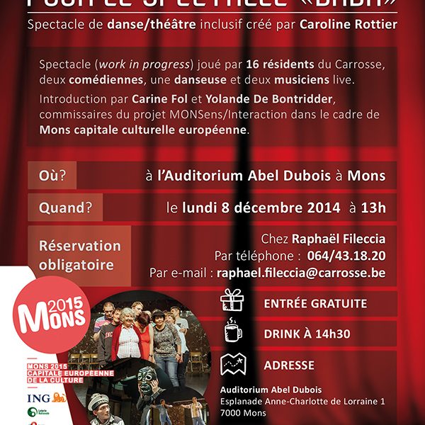 Invitation - Spectacle DADA