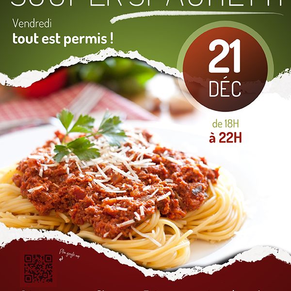 Affiche Souper Spaghetti