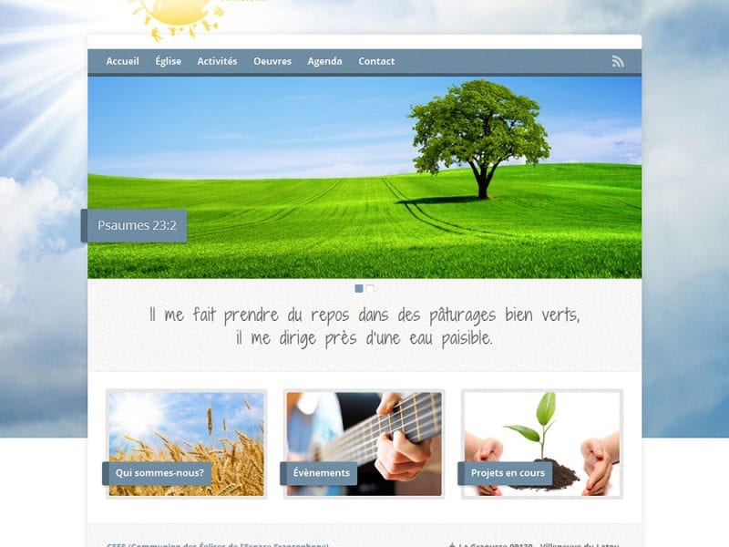Vie Nouvelle - Site Internet